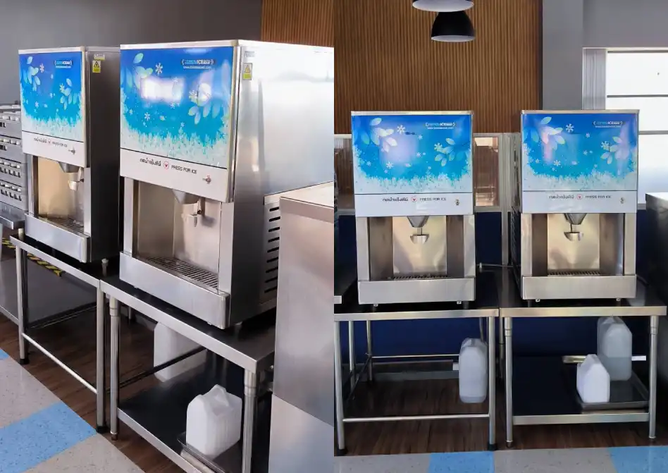งานบริการเครื่องทำน้ำแข็งเกล็ดรุ่น IM60 F